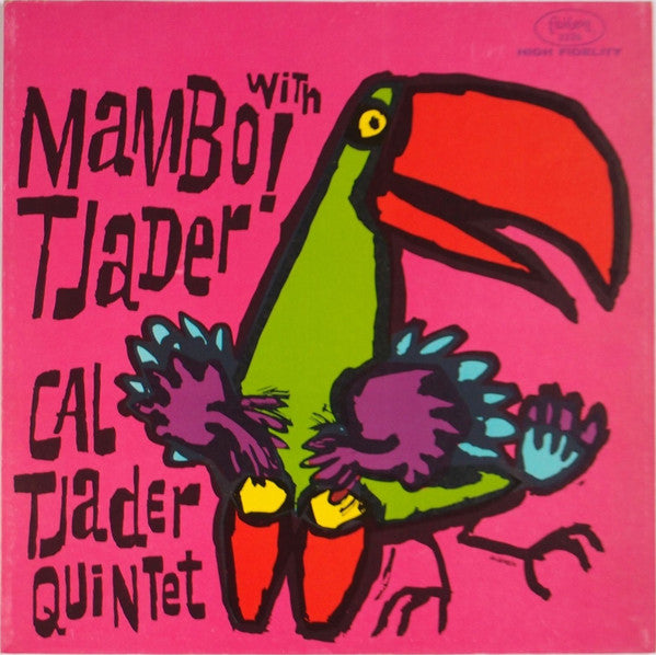Image of Front Cover of LP - VG+/G+ - CAL TJADER QUINTET, Mambo With Tjader (Fantasy; 3326, US 1961), ,  - 3746156S