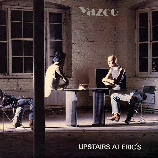 Image of Front Cover of LP - VG/VG - YAZOO, Upstairs At Eric's (Sire; 1-23737, US 1982, Inner), Sleeve has edgewear, ringwear, creases. Inner sleeve a bit crumpled. Light hairlines.,  - 3626319E