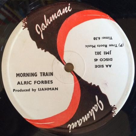 Image of Front Cover of 12" - VG/VG - ALRIC FORBES / BLACK UHURU, Morning Train / Let Him Go (Jahmani; JMI 302 / JMI 303, UK 1979), ,  - 3726089E