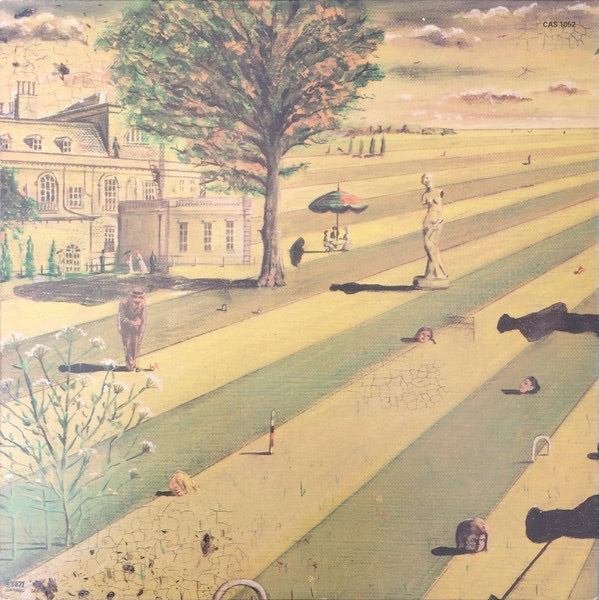 Image of Back Cover of LP - VG/G - GENESIS, Nursery Cryme (Charisma Hatter B & C Marketing; CAS1052, UK 1972 Reissue, Textured Gatefold Sleeve - E J Day, No "HILTOP" In Run Out), Light marks and hairlines, Sleeve has corner wear,  - 3716097C