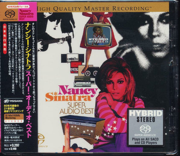 Image of Front Cover of CD - M/M - NANCY SINATRA, Super Audio Best (MSI; MSISA006, Japan 2011, Jewel Case, SACD), ,  - 3736049E