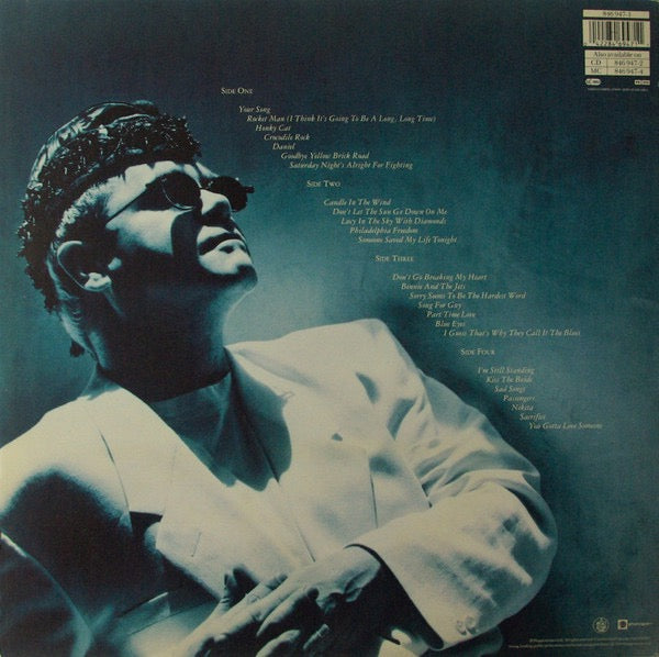Image of Back Cover of 2xLP - VG+/VG - ELTON JOHN, The Very Best Of Elton John (The Rocket Record Company; 846 947-1, UK 1990, Gatefold), ,  - 3726093E