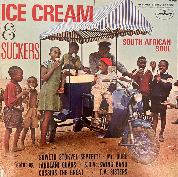 Image of Front Cover of LP - VG/G - VARIOUS, Ice Cream & Suckers (South African Soul) (Mercury; SR-61213, US 1969, Picture Sleeve), Plays well, but with audible clicks throughout. WOS.,  - 3726098E