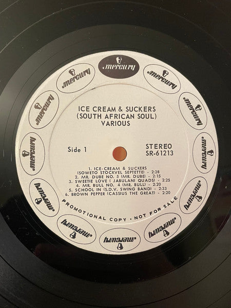 Image of Label Cover of LP - VG/G - VARIOUS, Ice Cream & Suckers (South African Soul) (Mercury; SR-61213, US 1969, Picture Sleeve), Plays well, but with audible clicks throughout. WOS.,  - 3726098E