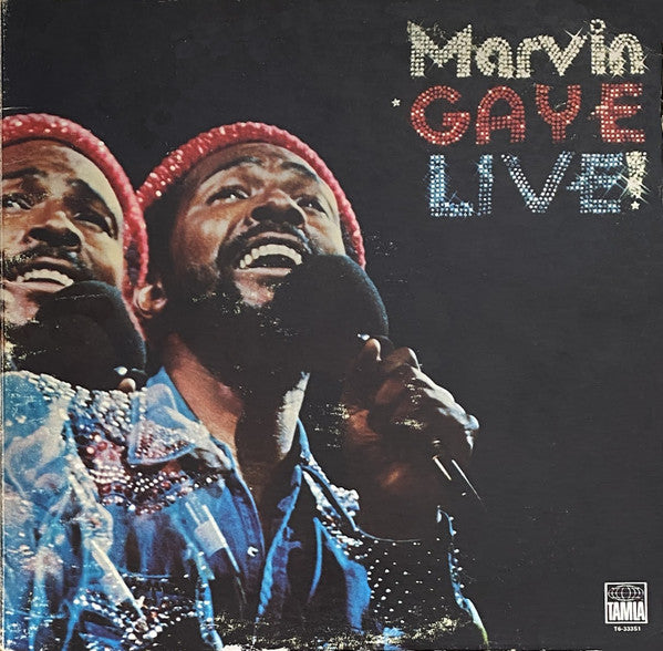 Image of Front Cover of LP - VG/VG - MARVIN GAYE, Marvin Gaye Live! (Tamla; T6-333S1, US 1974, Gatefold, Black label), ,  - 3726110E