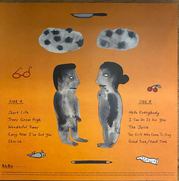Image of Back Cover of LP - VG+/EX - TELEMAN, Good Time/Hard Time (Moshi Moshi Records; MOSHILP122X, UK 2023, Picture Sleeve, Inner), Seal opened instore, still in shrinkwrap. Corner wear and bumps.,  - 3726258E