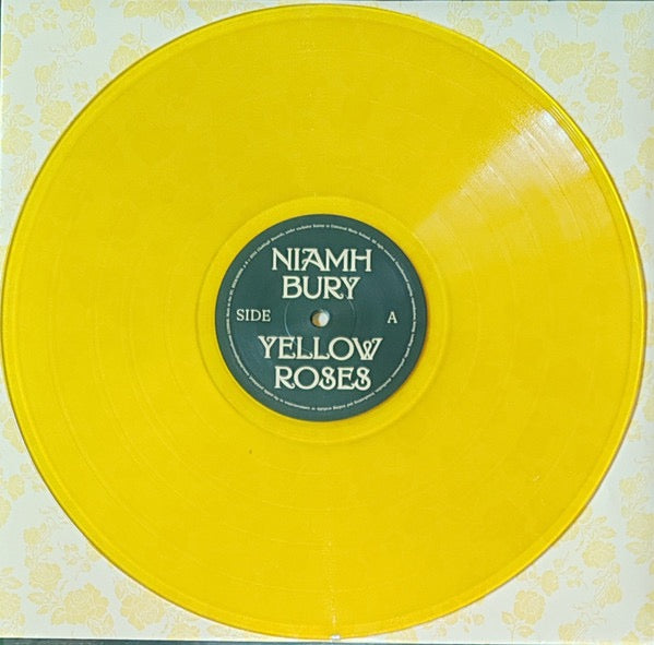 Image of Label Cover of LP - EX/EX - NIAMH BURY, Yellow Roses (Claddagh Records; 5841912, Ireland 2024, Inner & Insert, Yellow Vinyl), Opened Instore,  - 3716106C