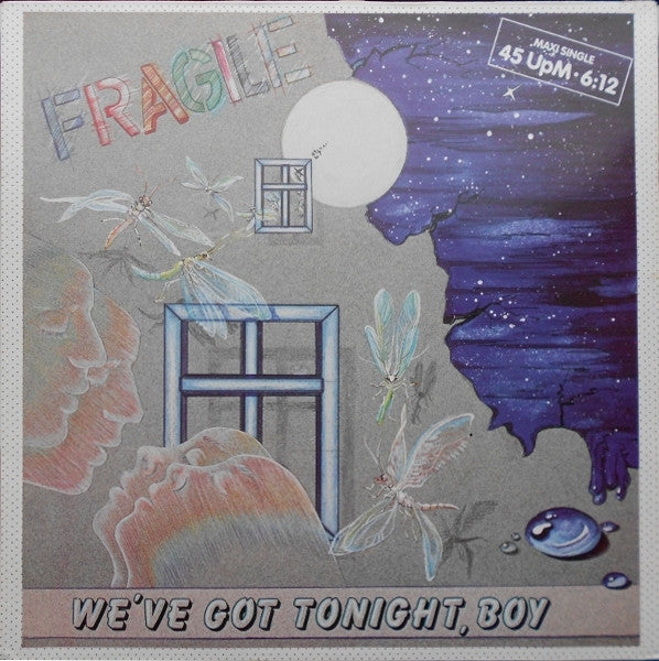 Image of Front Cover of 12" - VG+/EX - FRAGILE, We've Got Tonight, Boy (Transparent; 80 2011-1, Germany 1986), ,  - 3726112E