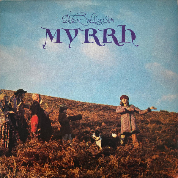 Image of Front Cover of LP - G+/G+ - ROBIN WILLIAMSON, Myrrh (Island Records; HELP 2, UK 1972 Reissue, Textured Sleeve, Inner), Split Spine, Edge Wear, Mucky Marks On Sleeve And Inner,  - 3746169S