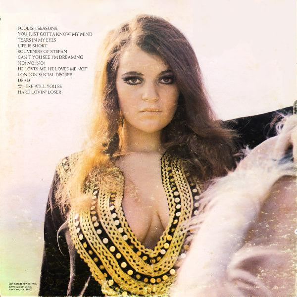 Image of Back Cover of LP - EX/M - DANA GILLESPIE, Foolish Seasons (London Records; PS 540, US 1968, Gatefold, SEALED), SEALED, Very Slight Corner Bumps,  - 3726196E