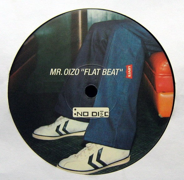 Image of Label Cover of 12" - G+/G+ - MR. OIZO, Flat Beat (No Disc; ND 199, Italy 1999, Picture Sleeve), Light marks and scuffs. Sleeve is worn and creased with notable corner and edge damage.,  - 3716151C