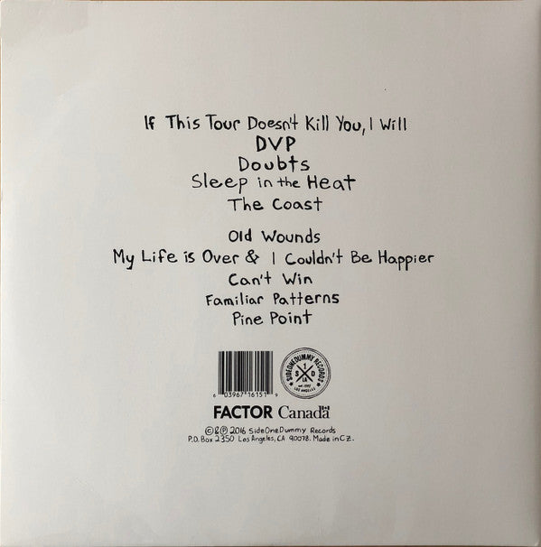 Image of Back Cover of LP - EX/EX - PUP, The Dream Is Over (SideOneDummy Records ; SD1615-1, US 2018, Gatefold, Inner), ,  - 3726181E