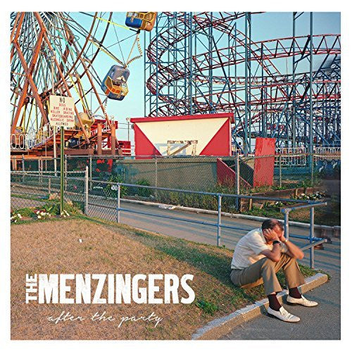 Image of Front Cover of LP - EX/EX - THE MENZINGERS, After The Party (Epitaph ; 7489-1, Europe 2017, Inner, Blue Vinyl With Red Splatter), ,  - 3726180E