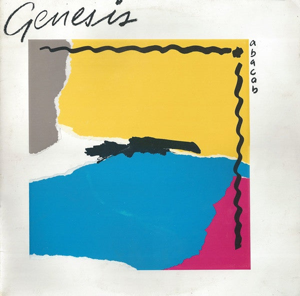 Image of Front Cover of LP - VG+/VG - GENESIS, Abacab (Charisma Custom Labels; CBR 102, UK 1981, Embossed Grey/Yellow/Magenta/Cyan Sleeve, Inner), ,  - 3716144C