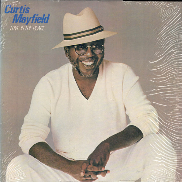 Image of Front Cover of LP - VG/EX - CURTIS MAYFIELD, Love Is The Place (The Boardwalk Entertainment Co; NB1-33239, US 1981, Company Inner), ,  - 3726128E