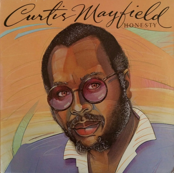 Image of Front Cover of LP - VG+/EX - CURTIS MAYFIELD, Honesty (The Boardwalk Entertainment Co; NB 33256-1, US 1982), ,  - 3726135E