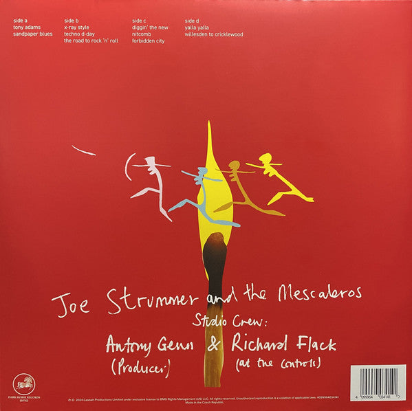 Image of Back Cover of 2xLP - EX/VG - JOE STRUMMER AND THE MESCALEROS, Rock Art And The X-Ray Style (Dark Horse Records; DH0048, Worldwide 2024 Reissue, Gatefold, 2 Inners, Print), Strong VG,  - 3726169E