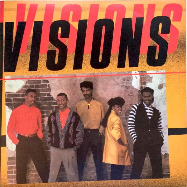 Image of Front Cover of LP - VG+/VG+ - VISIONS, Visions (Polydor; 422 833 953-1 Y-1, US 1988), Nice clean copy! Still in stickered shrink.,  - 3716202C