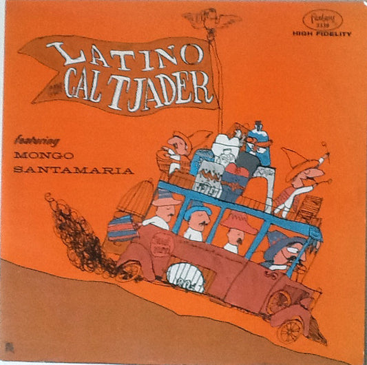 Image of Front Cover of LP - VG/VG - CAL TJADER FEATURING MONGO SANTAMARIA, Latino Con Cal Tjader (Fantasy ; 3339, US 1962, Picture Sleeve), light marks only,  - 3746257S