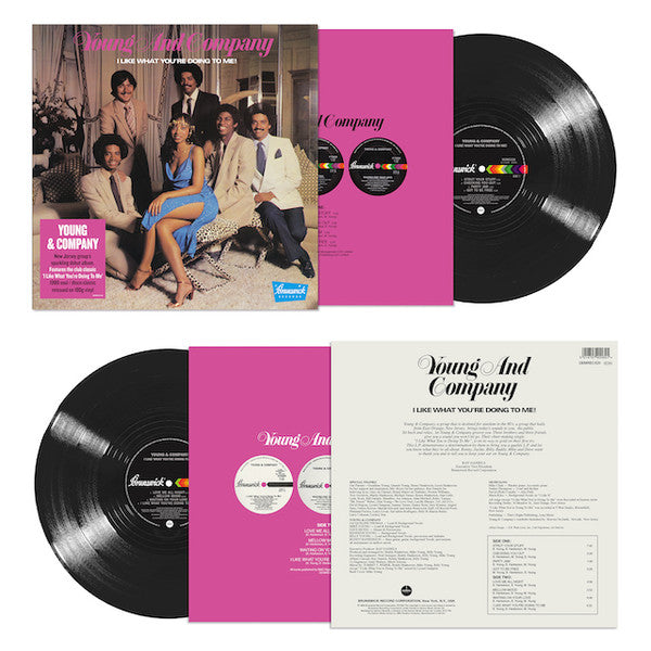 Image of Back Cover of LP - EX/EX - YOUNG AND COMPANY, I Like What You're Doing To Me! (Demon Records; DEMREC520, UK 2019, Inner), ,  - 3726206E