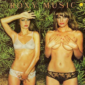 Image of Front Cover of LP - VG/G - ROXY MUSIC, Country Life (Island Pink Rim; ILPS 9303, UK 1974, Laminated Sleeve, NO Inner, First UK Press), Scratches mostly on side2, not feelable, seam split on spine,  - 3746222S