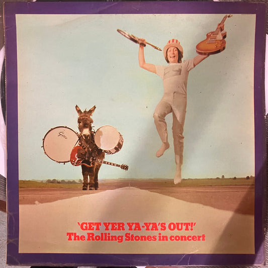 Image of Front Cover of LP - VG+/VG - THE ROLLING STONES, Get Yer Ya-Ya's Out! (The Rolling Stones In Concert) (London Black And Silver; SKL 5065, Jamaica 1970, Front Laminated UK Sleeve), Strong VG, Slight Damage To Sleeve Opening,  - 3726158E