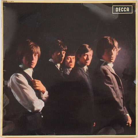 Image of Front Cover of LP - G/G - THE ROLLING STONES, The Rolling Stones (Decca Red Labels With NCB Box Right Aligned & No Biem Caption; LK 4605, UK 1964, Laminated Front Sleeve, Mono), Lots of hairlines and surface marks, Plays better than it looks with some surface noise, Sleeve taped along bottom edge and frayed at sleeve opening, Generally worn.,  - 3716179C
