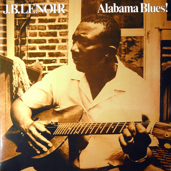 Image of Front Cover of LP - VG/VG - J.B. LENOIR, Alabama Blues (L+R Records; LR 42.001, Germany 1979 Reissue), Sleeve slightly discoloured, worn at edges, with ripped sticker on reverse,  - 3716231C