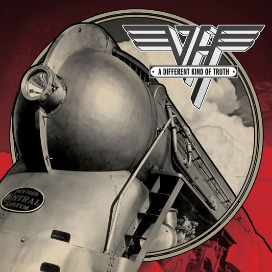 Image of Front Cover of 2xLP - NEW - VAN HALEN, A Different Kind of Truth (Rhino; , UK 2026 Reissue, Gatefold, 180g Black Vinyl), , Different Kind of Truth is the twelfth and final studio album by American rock band Van Halen and their first album of studio material with their former lead singer since their 1984 album. Seven of the album's 13 songs are musically re-worked and lyrically re-written songs that had been demoed in the late-1970s/early 1980s, but never officially released. The album debuted at #2