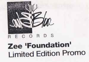 Image of Label Cover of LP - /VG - ZEE, Foundation (Blue Records; 12BLU-2, UK 1996, White Label, Stickered Plain Sleeve, Street Soul), ,  - 3746311S