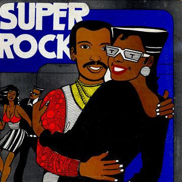 Image of Front Cover of LP - VG/VG+ - VARIOUS, Super Rock (Techniques; TQLP002, Jamaica 1980s), ,  - 3746287S