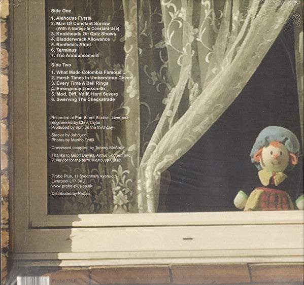 Image of Back Cover of LP - VG/VG+ - HALF MAN HALF BISCUIT, No-one Cares About Your Creative Hub So Get Your Fuckin' Hedge Cut (Probe Plus; Probe75LP, UK 2018, NO CD), Corner crease,  - 3746233S