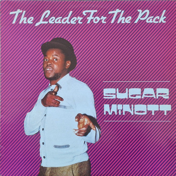 Image of Front Cover of LP - VG/VG - SUGAR MINOTT, The Leader For The Pack (Striker Lee; BLP5, UK 1985), Edge Wear,  - 3746288S