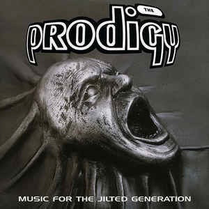 Image of Front Cover of 2xLP - VG+/VG+ - THE PRODIGY, Music For The Jilted Generation (XL Recordings; XLLP114, UK 2008 Reissue, Gatefold), , The Prodigy's response to the sweeping legislation and crackdown on raves contained in 1994's Criminal Justice Bill is an effective statement of intent. Pure sonic terrorism, Music for the Jilted Generation employs the same rave energy that charged their debut, Experience, up the charts in Britain, but yokes it to a cause other than massive drug intake. Compared to the