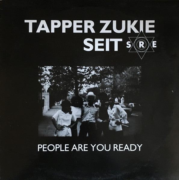 Image of Front Cover of 12" - VG/VG+ - TAPPER ZUKIE, People Are You Ready (Mobiliser Music; SET1, UK 1983, Picture Sleeve), ,  - 3726232E