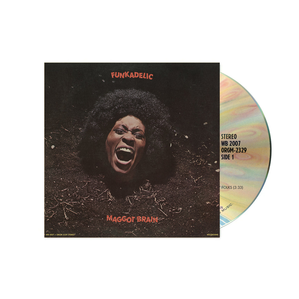 Image of Front Cover of CD - NEW/NEW - FUNKADELIC, Maggot Brain (Org Music; ORGM2329CD, UK 2026 Reissue), , Released in 1971, Maggot Brain stands as the towering masterpiece in Funkadelic s groundbreaking catalog. Initially misunderstood upon release, the album is now widely regarded as one of the most influential records of all time. Anchored by Eddie Hazel s otherworldly guitar performance on the legendary title track and featuring enduring favorites like  Can You Get To That,  Maggot Brain redefined the 