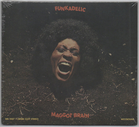 Image of Front Cover of CD - NEW/NEW - FUNKADELIC, Maggot Brain (Org Music; ORGM-2329, Europe 2026 Reissue, Gatefold Card Sleeve), , Released in 1971, Maggot Brain stands as the towering masterpiece in Funkadelic s groundbreaking catalog. Initially misunderstood upon release, the album is now widely regarded as one of the most influential records of all time. Anchored by Eddie Hazel s otherworldly guitar performance on the legendary title track and featuring enduring favorites like  Can You Get To That,  Ma