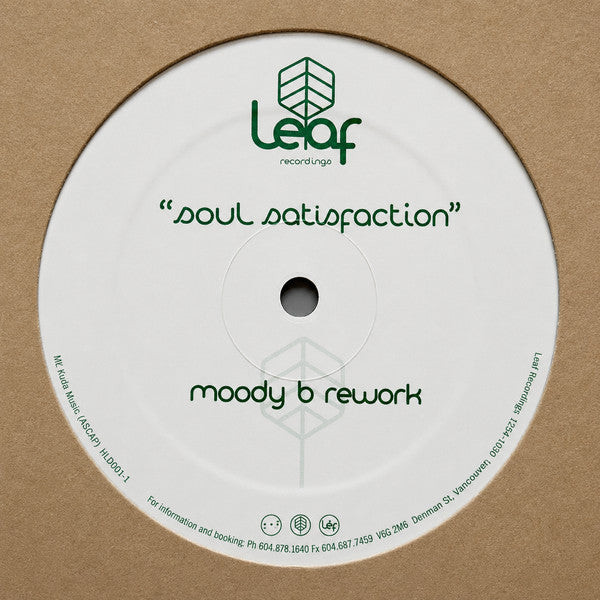 Image of Front Cover of 12" - VG+/VG - DEEP GROOVE THEORY, Soul Satisfaction (Leaf Recordings; LR0011, Canada 2001, Company Sleeve), ,  - 3726328E
