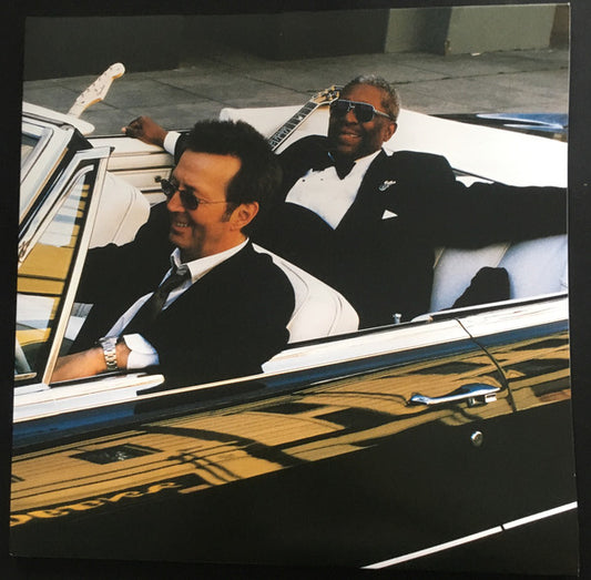 Image of Front Cover of 2xLP - VG/VG+ - B.B. KING & ERIC CLAPTON, Riding With The King (Reprise Records; 093624895206, Worldwide 2020 Reissue, Gatefold, 180 Gram Black Vinyl), Clean and glossy discs, Just one superficial paper scuff to side 2, A few light indents to sleeve. ,  - 3716194C