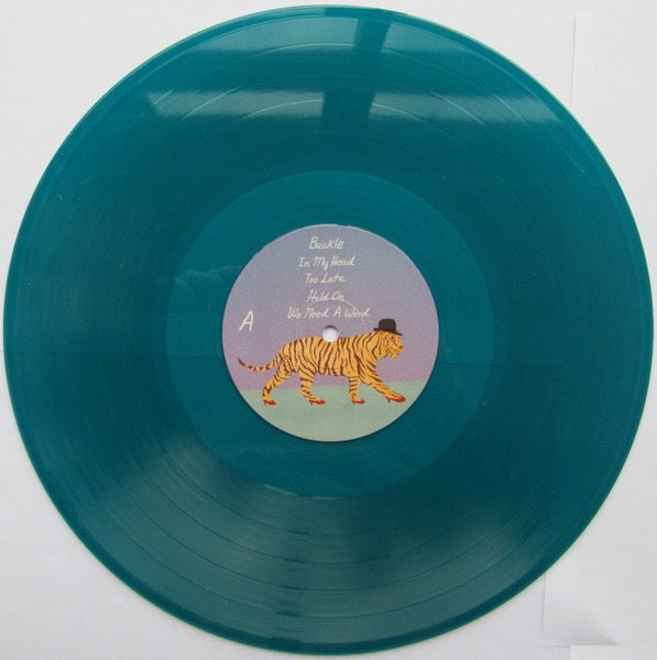 Image of Label Cover of LP - VG+/VG - WE ARE SCIENTISTS, Helter Seltzer (100% Records; 100LP52, UK 2016, Signed Sleeve, Inner, Teal Vinyl), Sleeve signed in Sharpie by three members, Just a few light marks to disc,  - 3716195C