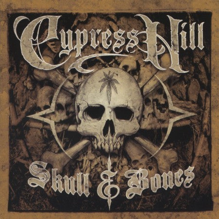 Image of Front Cover of 2xLP - VG/VG - CYPRESS HILL, Skull & Bones (Columbia; C2 69990, US 2000), Side C has notable surface mark across it. Sleeve in hype stickered shrink; opening worn and slightly damaged,  - 3716312C