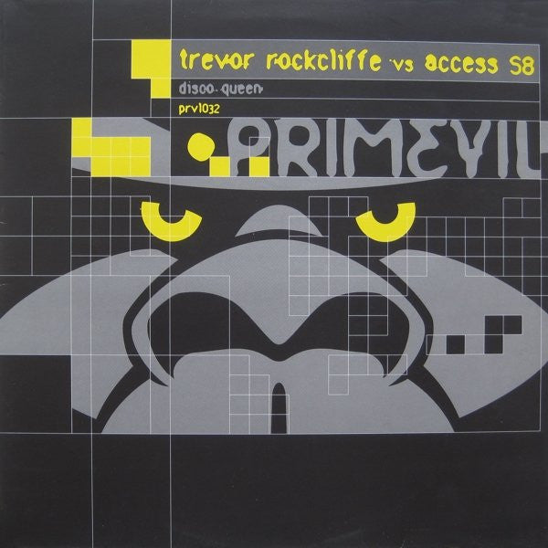 Image of Front Cover of 12" - VG/G+ - TREVOR ROCKCLIFFE VS ACCESS 58, Disco Queen (Primevil; prvl032, UK 2001, Picture Sleeve), Strong G+, light marks only.,  - 3726330E
