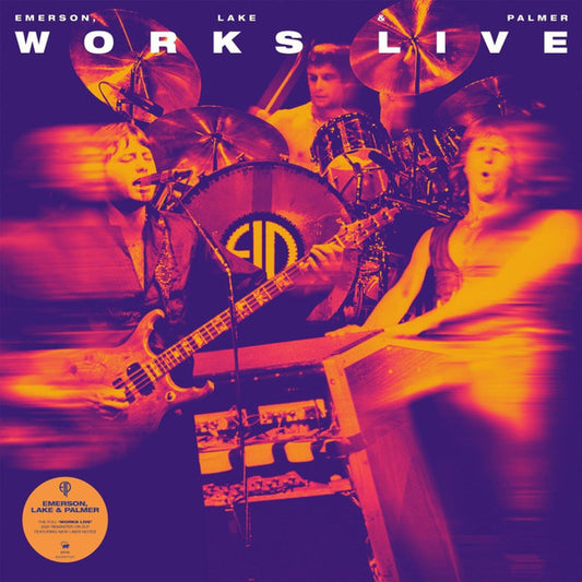 Image of Front Cover of LP - EX/EX - ELP (EMERSON, LAKE & PALMER), Works Live (BMG; 964167121, Europe 2026), Still In Opened Shrinkwrap With Hype Sticker,  - 3726299E