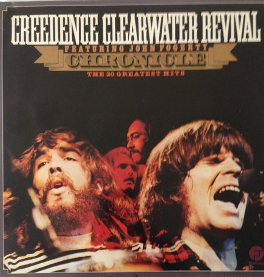 Image of Front Cover of 2xLP - VG/VG - CREEDENCE CLEARWATER REVIVAL FEATURING JOHN FOGERTY, Chronicle (The 20 Greatest Hits) (Fantasy; 0081.115, Germany , Gatefold), ,  - 3726300E