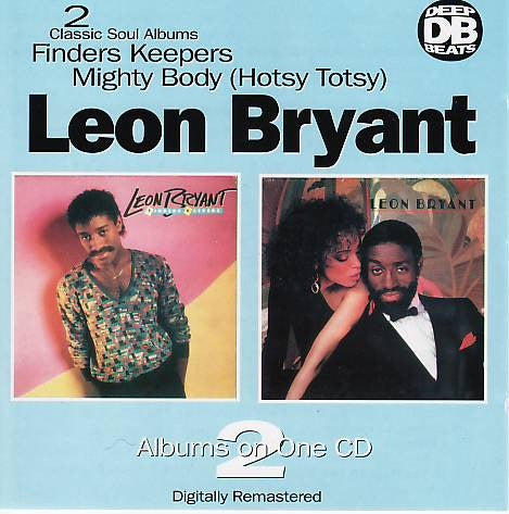 Image of Front Cover of CD - VG+/VG+ - LEON BRYANT, Finders Keepers / Mighty Body (Hotsy Totsy) (Deepbeats; DEEPM 011, UK 1997, Jewel Case), ,  - 3716336C