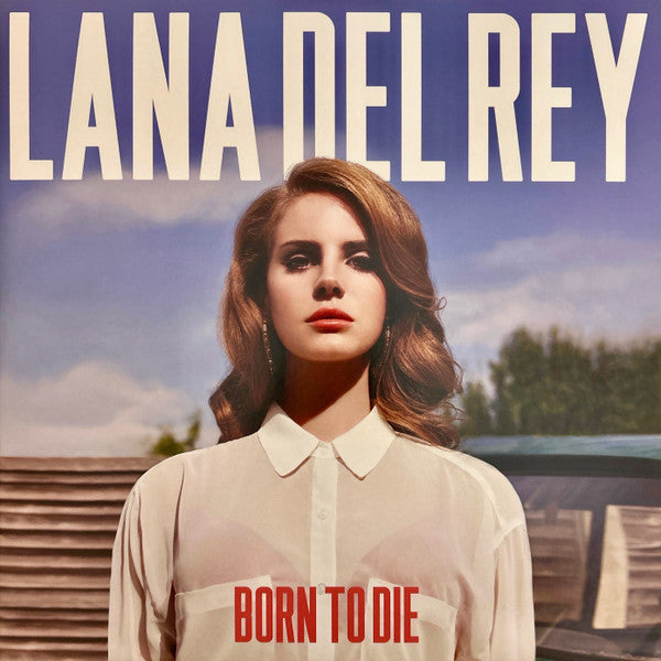 Image of Front Cover of LP - VG/VG+ - LANA DEL REY, Born To Die (Polydor; 2793424, USA, Canada & Europe 2016 Reissue, Red Text, Deluxe Edition With Three Bonus Tracks), Minor Scuffs On Sleeve,  - 3726347E
