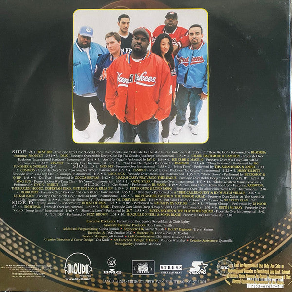 Image of Back Cover of 2xLP - VG/G+ - FUNK MASTER FLEX, The Mix Tape Volume III 60 Minutes Of Funk (The Final Chapter) (Loud Records; 07863-67647-1, US 1998, Mixed), Conservatively graded. Sleeve has wear and some splits at edges / corners,  - 3716315C
