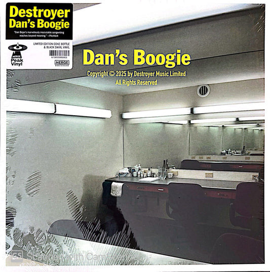Image of Front Cover of LP - VG+/VG+ - DESTROYER, Dan's Boogie (Merge Records; MRG869, US 2025, Inner, Coke Bottle Clear & Black Swirl Vinyl), Still in hype stickered shrinkwrap. Slightly dished, DNAP.,  - 3716215C