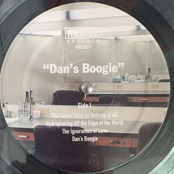 Image of Label Cover of LP - VG+/VG+ - DESTROYER, Dan's Boogie (Merge Records; MRG869, US 2025, Inner, Coke Bottle Clear & Black Swirl Vinyl), Still in hype stickered shrinkwrap. Slightly dished, DNAP.,  - 3716215C