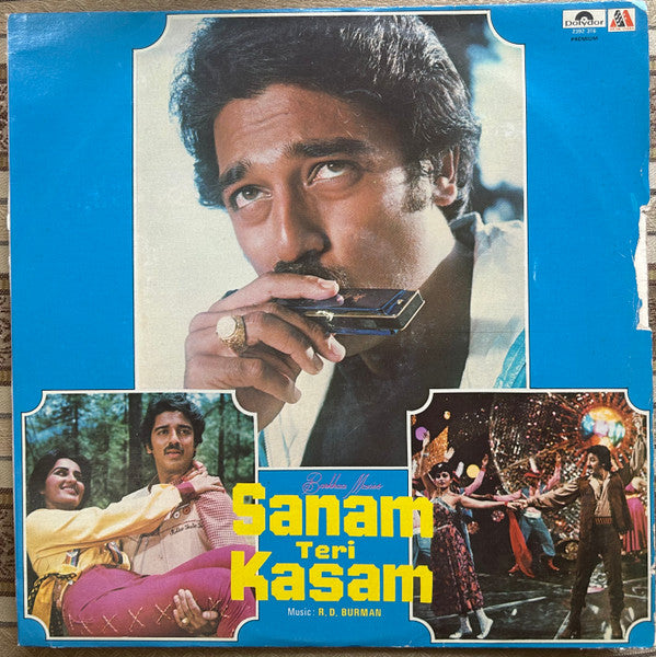 Image of Front Cover of LP - VG/G+ - R. D. BURMAN, Sanam Teri Kasam (Sound Track; 2392 316, India 1981), ,  - 3746393S